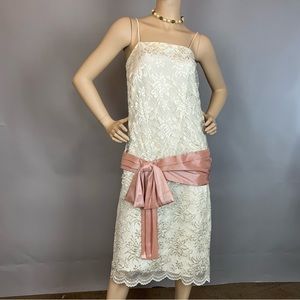 Vintage retro lace dress Nancy Bracoloni bridal